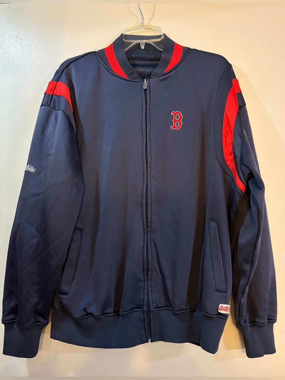 Stitches Boston Red Sox Track Jacket Men’s Sz Large